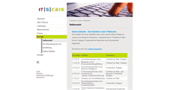 Desktop Screenshot of itscare-karriere.de